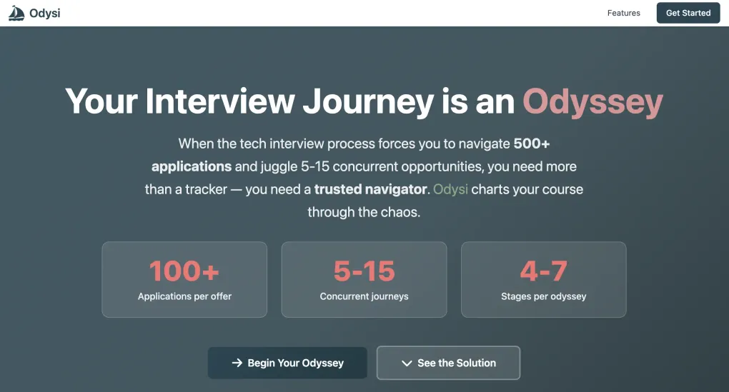 Introducing Odysi: Your Interview Command Center